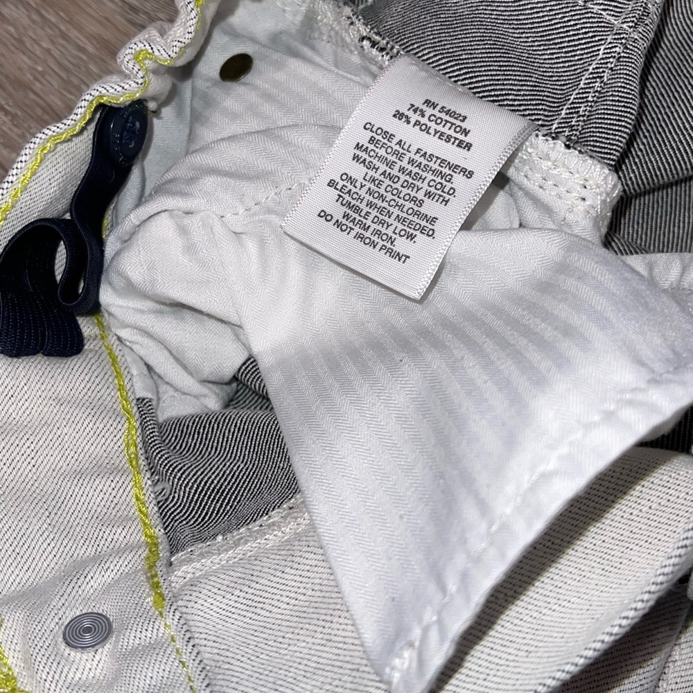GAP Kids Boy’s Straight Leg Light Grey Jeans Size 12 - Picture 5 of 6